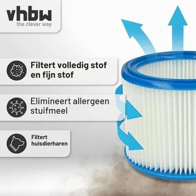 Productafbeelding van 2 x vouwfilter vervanging voor 302000461