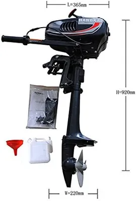 Image de moteur hors-bord 2 temps à essence 3,5 CV pour bateaux de pêche