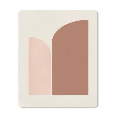 Produktbild von MuchoWow® Mauspad Mousepad Braun - Kunst - Abstrakt - Muster 19x23 cm - Mousepads - Maus Mat - Pad - Mausunterlage - Mauspads - Spielen