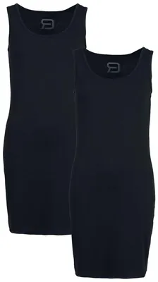 Produktbild von RED by EMP Damen schwarzes kurzes Kleid mit Rundhalsausschnitt L