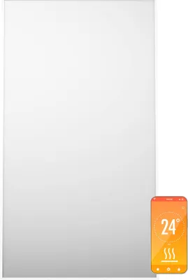 Image de Klarstein Radiateurs Chauffage Radiant Electrique IP24, Chauffage Salle de Bain Infrarouge Intelligent WiFi et App, Radiateur Electrique Mural 480W, Heater avec Détection Fenêtre Ouverte, Thermostat