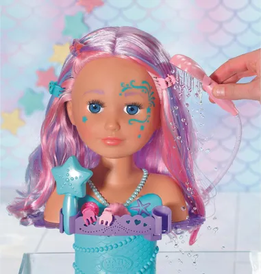 Produktbild von Staršia sestra BABY sa narodila Comb Head Mermaid