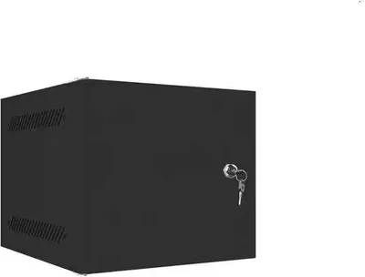Produktbild von Lanberg WF10-2304-00B, Wandmontiertes Regal, 4U, 20 kg, 4,56 kg, Schwarz