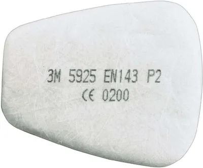Image de filtre à insérer en non-tissé 3M 5925 P2 contre les particules solides+liquides