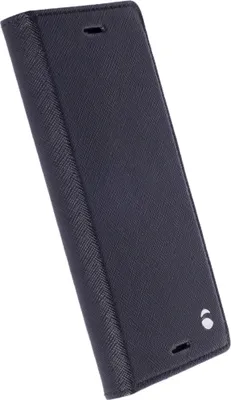 Produktbild von Krusell Tasche Malmö WalletStyle Case 60809 für Sony Xperia X Compact - Schwarz