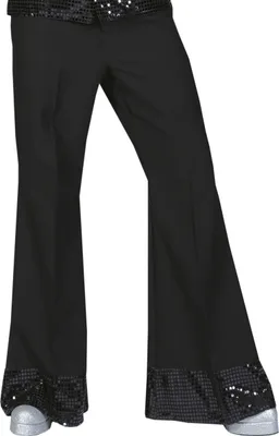 Immagine prodotto di Pantaloni da discoteca in paillettes per uomo - nero