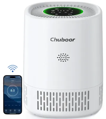 Image de Purificateur d'air, filtre HEPA H13,intelligente, blanc, Wi-Fi, 1,5 kg