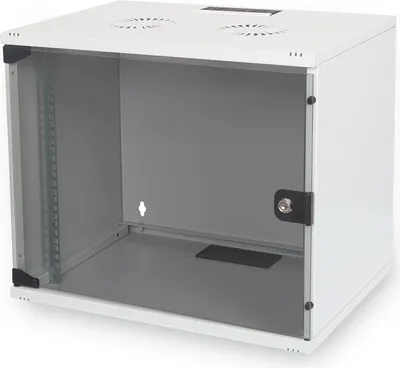 Produktbild von 483-mm-Wandschrank, 7 HE (grau, 7 Höheneinheiten)