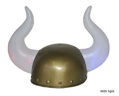 Produktbild von Wikingerhelm gold mit Licht