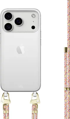 Produktbild von Rainbow Vibes Transparant Cord Hülle  - Kompatibel mit iPhone 17 Pro