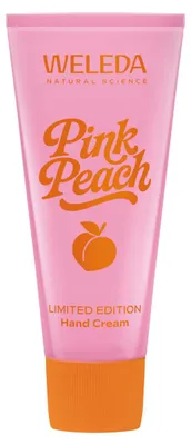 Weleda Pink Peach Handcreme fruchtig-frischer Duft Packung 50ml
