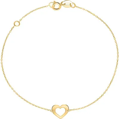 Produktbild von Unique Damenarmband Herz aus 9-karätigem Gold