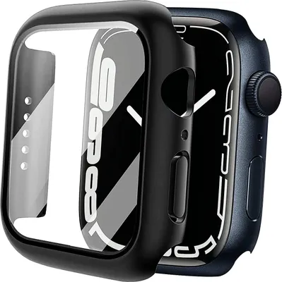 Produktbild von INF Cover mit Displayschutzfolie für Apple Watch 7 / 8 (45 mm) Schwarz