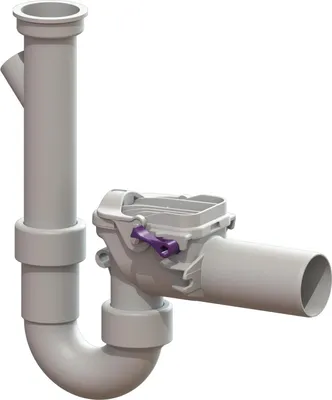 Produktbild von Kessel Rückstauverschluss Staufix Siphon, DN 50, Waschmaschine, Typ 5, 1 Stk.
