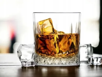 Image de LUXITO LAVA Verres à whisky, set de 6, VERRE ÉPAIS, 300ml