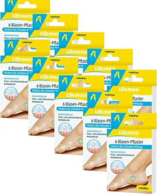 Produktbild von 10x Lifemed Blasen Pflaster 10x 6 Blasenpflaster