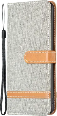 Produktbild von König Design Hülle kompatibel mit Apple iPhone 15 Kunstleder Handyhülle - Handy Case Grau