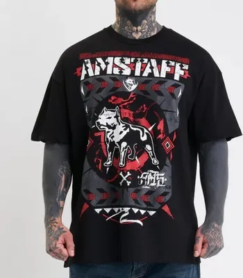Obrázek produktu pro Pánské tričko Amstaff Marouk T-Shirt Black - L