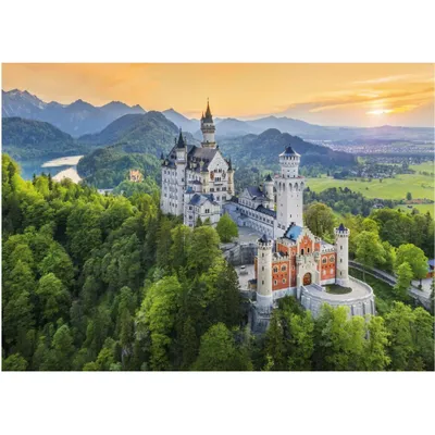 Produktbild von Dino Puzzle Neuschwanstein Schloss 1000 Teile Landschaft Puzzle