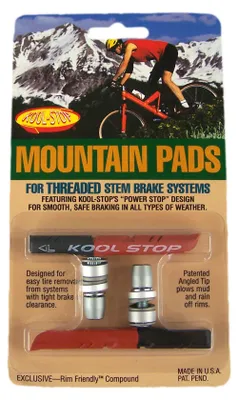 Produktbild von Kool-Stop Bremsschuh Mountain Pads für V-Brakes MTB Bremsbeläge dual compound