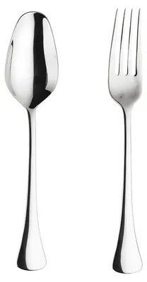 Salatbesteck-Set 2-teilig, Edelstahl 18/10, 25 cm