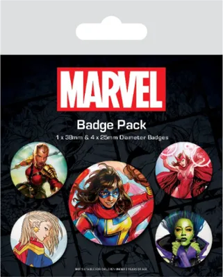 Produktbild von Marvel Iconic Women Abzeichenpaket