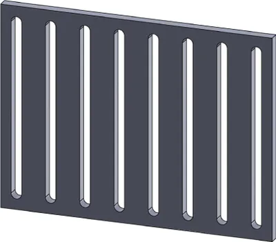 Produktbild von Kaminrost / Ascherost 258x192x15mm passend für Jotul F 400 **