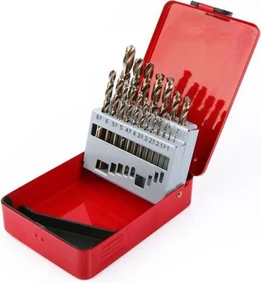 Obrázok produktu pre 1-10 kusov vrtákov z rýchloreznej ocele (HSS) s 5% obsahu kobaltu, priemer 0,5 mm