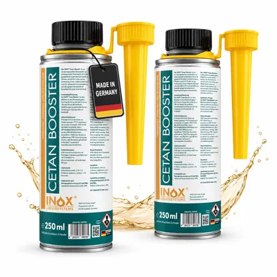 Produktbild von INOX® Cetan Booster Additiv für Dieselmotoren 2x250 ml Cetanzahl Verbesserer