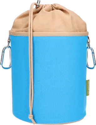 Produktbild von bellaCott Wäscheklammerbeutel Canvas mit 2 Karabinerhaken - Blau-Sand
