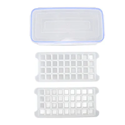 Obrázek produktu pro Forma na kostky ledu, zásobník na kostky ledu, silikonový zásobník na kostky ledu, silikonový zásobník na kostky ledu, formy na kostky ledu pro snadné uvolnění