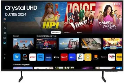 Produktbild von Samsung DU7105 TU50DU7105K, 127 cm (50"), 3840 x 2160 Pixel, LED, Smart-TV, WLAN, Schwarz