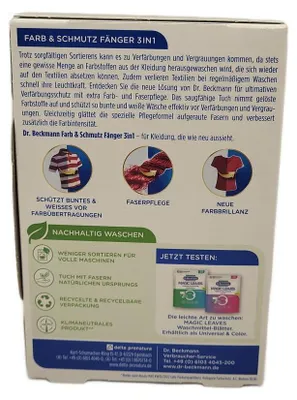 Produktbild von Dr.Beckmann Farb-u.Schmutzfänger 40Stk