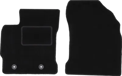 Immagine prodotto di Wielganizator tappetini auto velours anteriori adatto per Toyota Auris II (2012-2018, hatchback, station wagon) neri, set 2 pz, con fissaggi