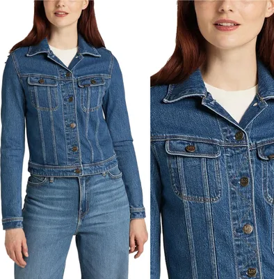 Produktbild von LEE Damen, Jeansjacke RIDER JACKET, XS, Blau, jeansmantel, , jeansjacken