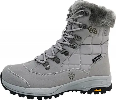 Imagen del producto de Botas de invierno para mujer, marca Brütting, modelo Himalaya, color gris, ideales para uso diario