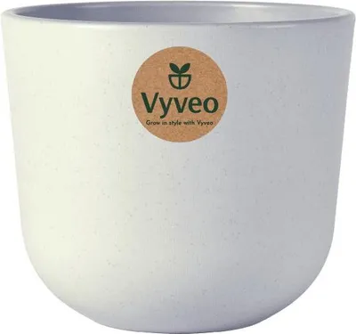Immagine prodotto di Vyveo - Vaso da fiori Soren - Grigio chiaro - 16x14