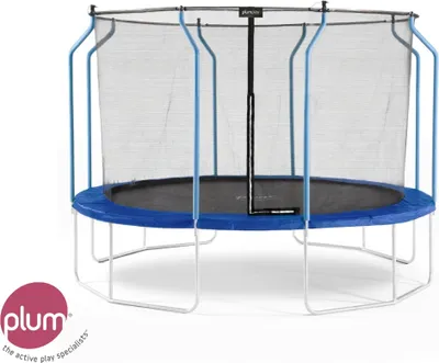 Zdjęcie produktu dla Trampolina Plum Wave Springsafe z siatką zabezpieczającą - 427 cm - Z mgiełką