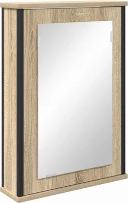 Produktbild von vidaXL Spiegelschrank Sonoma-Eiche 42 x 12 x 60 cm Holzwerkstoff