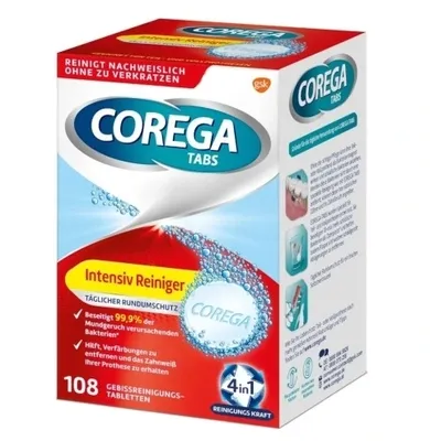 Immagine prodotto di Corega Compresse per la pulizia intensiva delle protesi dentarie 108 pz.