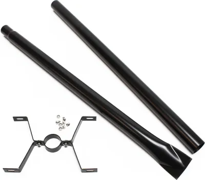 Zdjęcie produktu dla Stojak Wiltec czarny 190 x 190 x 1430 mm na amerykańską skrzynkę pocztową, amerykańska skrzynka pocztowa z flagą, stalowy stojak na skrzynkę pocztową z amerykańskim wzorem