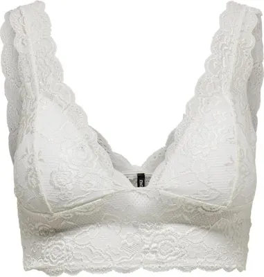 Produktbild von Only andere Oberteile Da ONLCHLOE LACE BRA NOOS AC Größe L, Farbe: 177922 Cloud Dancer