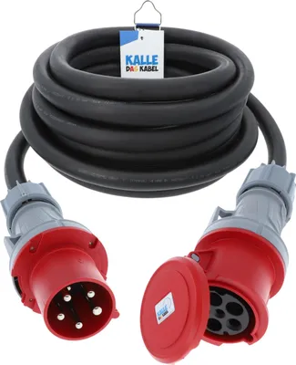 Produktbild von Kalle Verlängerungskabel CEE 400V 63A 16,0mm² IP44 PCE 50 Meter