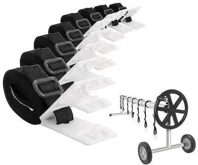 Produktbild von Bevestigungsset - Universal - Schwimmbeckenfolie - Dauerhaftes Nylon - Schwarz - 8...