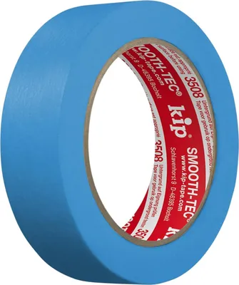 Produktbild von kip 3508 SMOOTH-TEC blau Glattkrepp 18 mm x 50 m