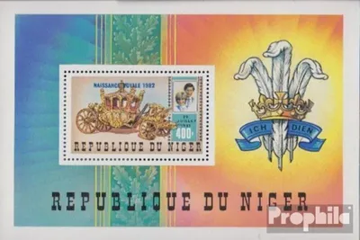 Produktbild von Briefmarken Niger 1982 Mi Block38 (kompl.Ausg.) postfrisch Prinz William