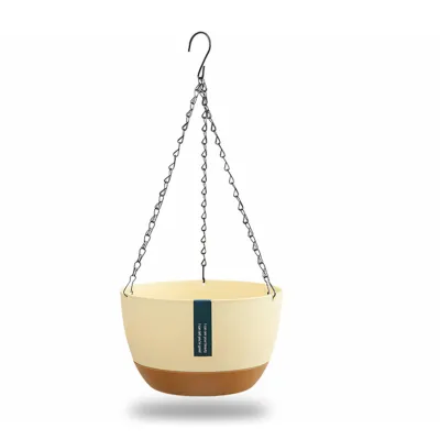 Productafbeelding van Hangende bloempot, hangende plantenbak, hangmand met dubbele ketting, automatische waterreservoir, hangende plantenpot