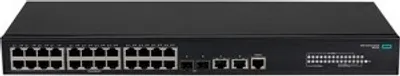 Produktbild von HPE Networking Comware Switch 24G 2SFP+ 2XGT EI 5140, Managed, L3, Gigabit Ethernet (10/100/1000), Power over Ethernet (PoE), Rack-Einbau, 1U