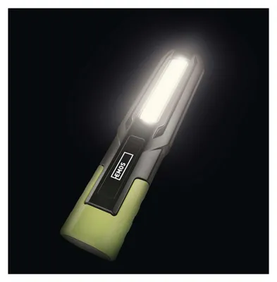 COB LED+LED-Taschenlampe P4546, 500 lm, 2000 mAh, wiederaufladbar