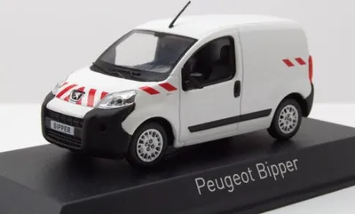 Produktbild von Norev 479868 Peugeot Bipper 2009 weiß rot 1:43